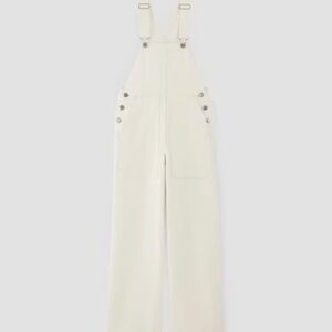 Everlane Cream Jumpsuit with Metal Accents